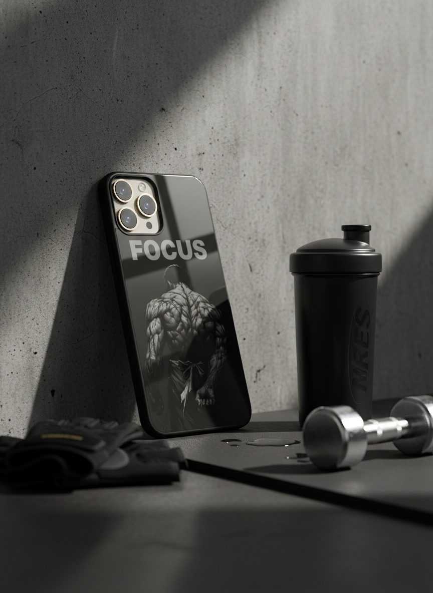 Focus Premium Glass Back Cover For iPhone 11-17 Models