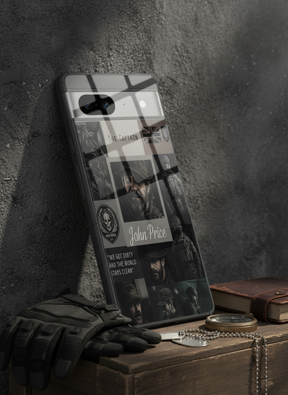 Captain's Creed Premium Glass Back Cover For Google Pixel 7,8,9,10 Series