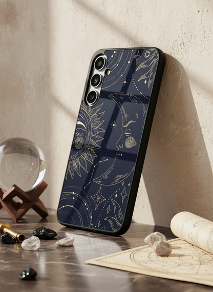Celestial Dreams Premium Glass Back Cover For Galaxy S, A, M & F Series