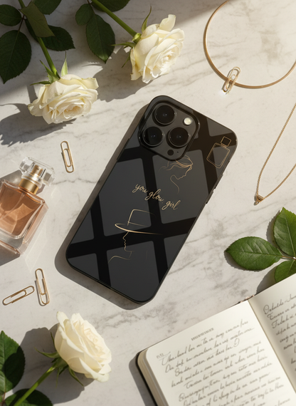 Glow & Grace Premium Glass Back Cover For iPhone 11-17 Models