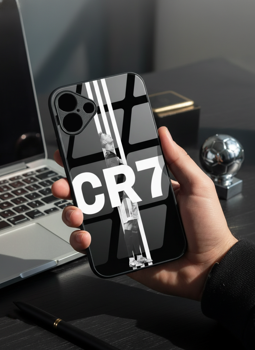 Legacy Stripe Premium Glass Back Cover For iPhone 11-17 Models