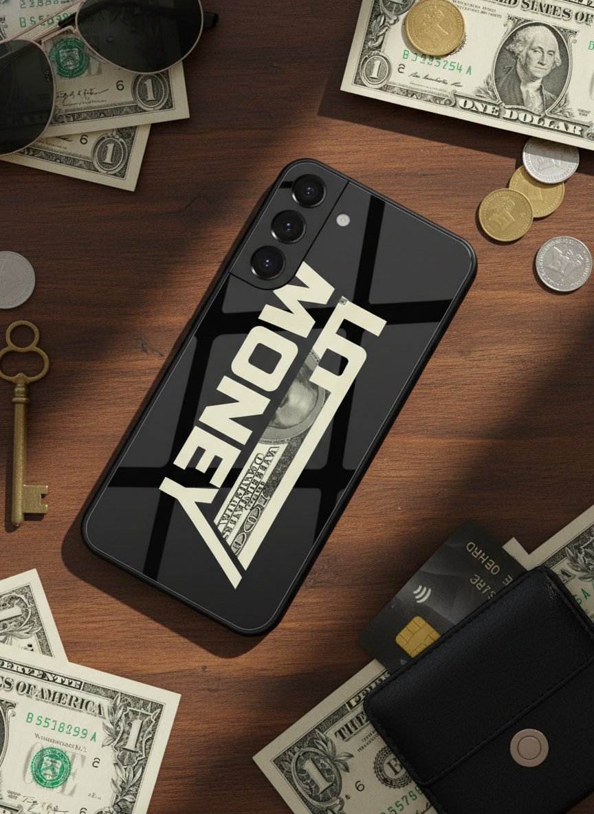RichVibe Premium Glass Back Cover For Galaxy S, A, M & F Series