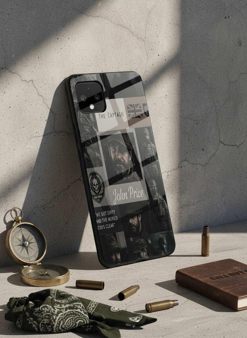 Captain's Creed Premium Glass Back Cover For Google Pixel 7,8,9,10 Series