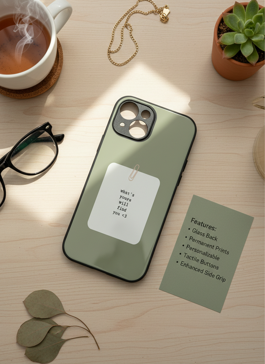 Find You Premium Glass Back Cover For iPhone 11-17 Models