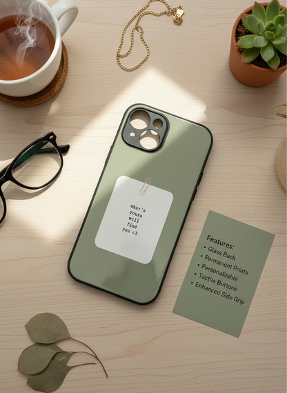Find You Premium Glass Back Cover For iPhone 11-17 Models
