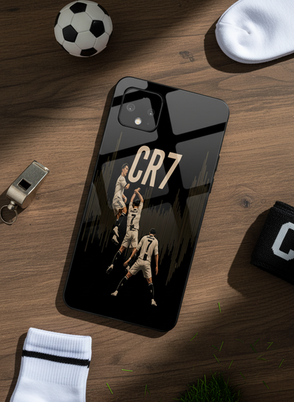 Air CR7 Premium Glass Back Cover For Google Pixel 7,8,9,10 Series