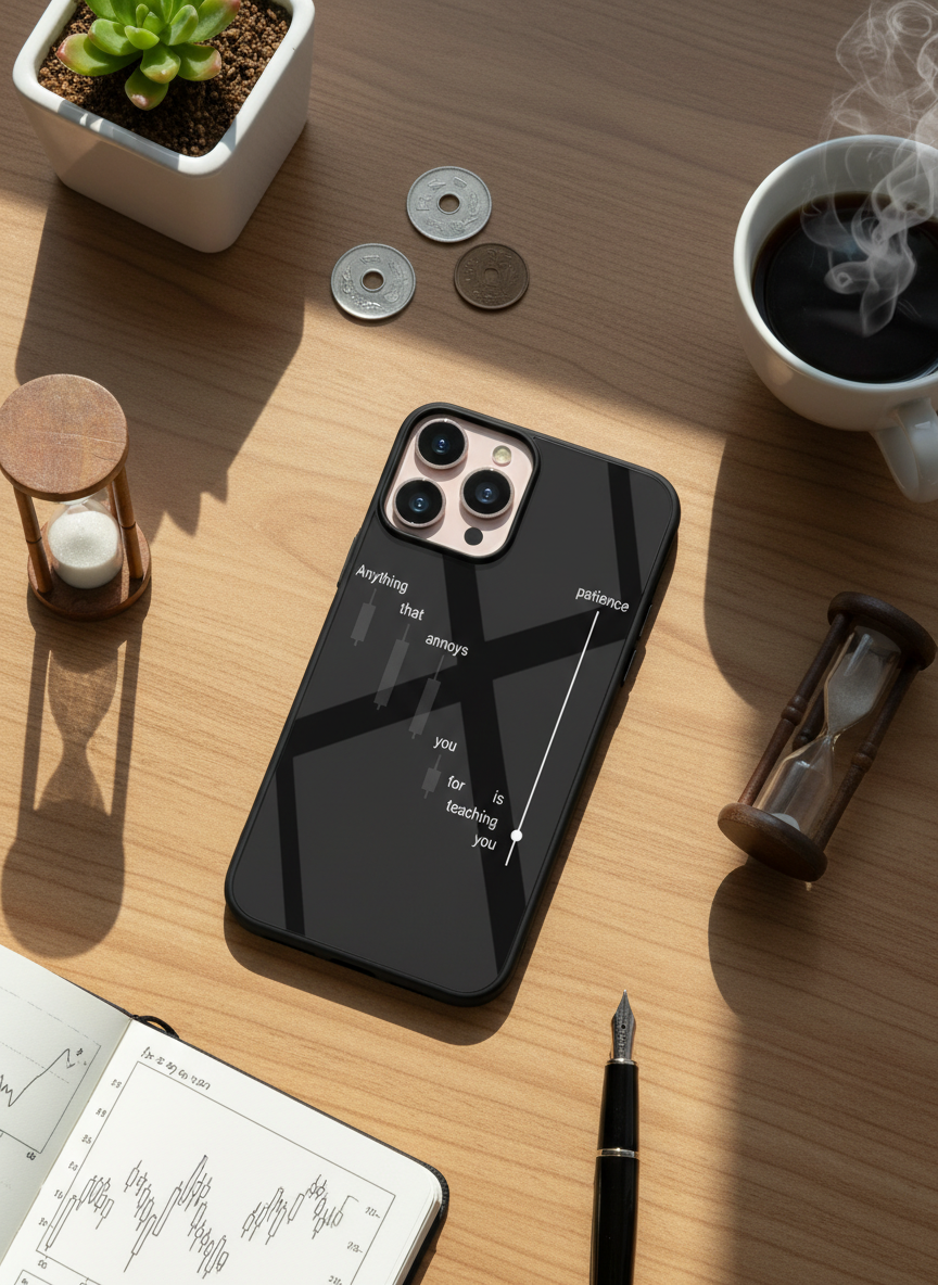 Candle Wisdom Premium Glass Back Cover For iPhone 11-17 Models