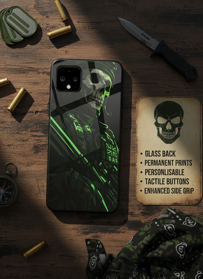 COD Zombie Premium Glass Back Cover For Google Pixel 7,8,9,10 Series