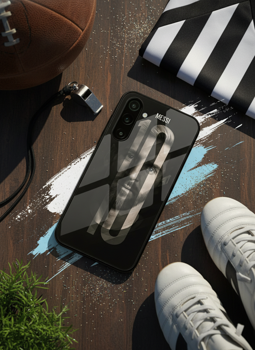 The Maestro Premium Glass Back Cover For Galaxy S, A, M & F Series