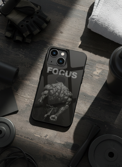 Focus Premium Glass Back Cover For iPhone 11-17 Models