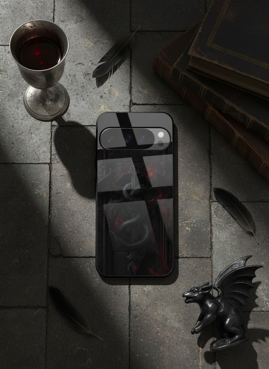 Drakonis Premium Glass Back Cover For Google Pixel 7,8,9,10 Series