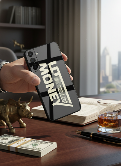 RichVibe Premium Glass Back Cover For Galaxy S, A, M & F Series