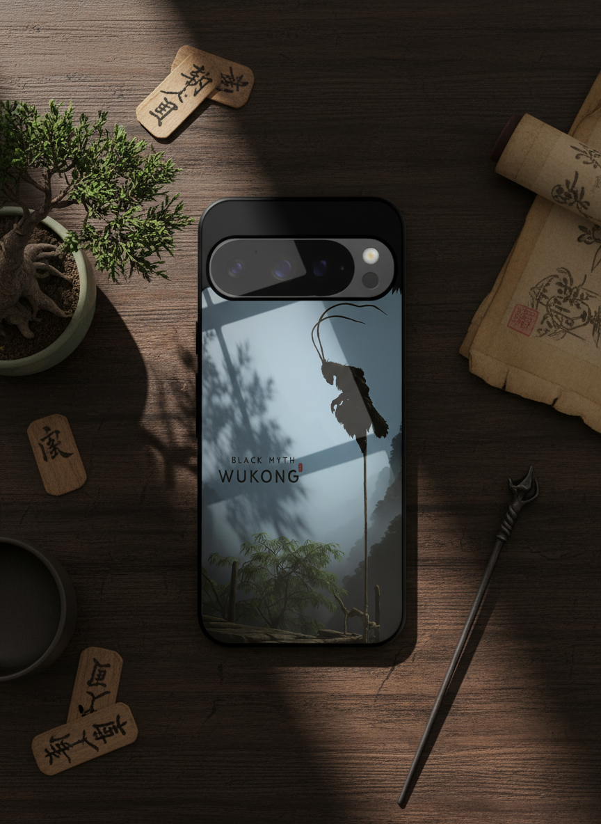 BMW-Black Myth Wukong Premium Glass Back Cover For Google Pixel 7,8,9,10 Series