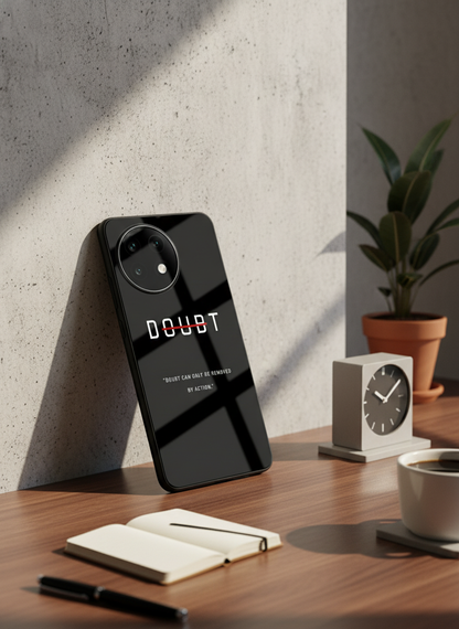 No Doubt Premium Glass Back Cover For One Plus 13, 12, 11, 10, Nord Series