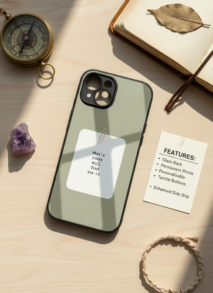 Find You Premium Glass Back Cover For iPhone 11-17 Models
