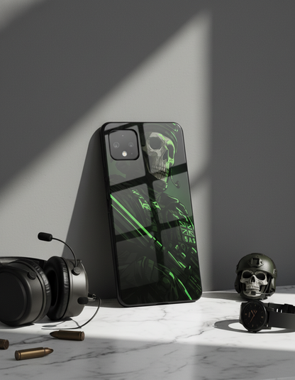 COD Zombie Premium Glass Back Cover For Google Pixel 7,8,9,10 Series