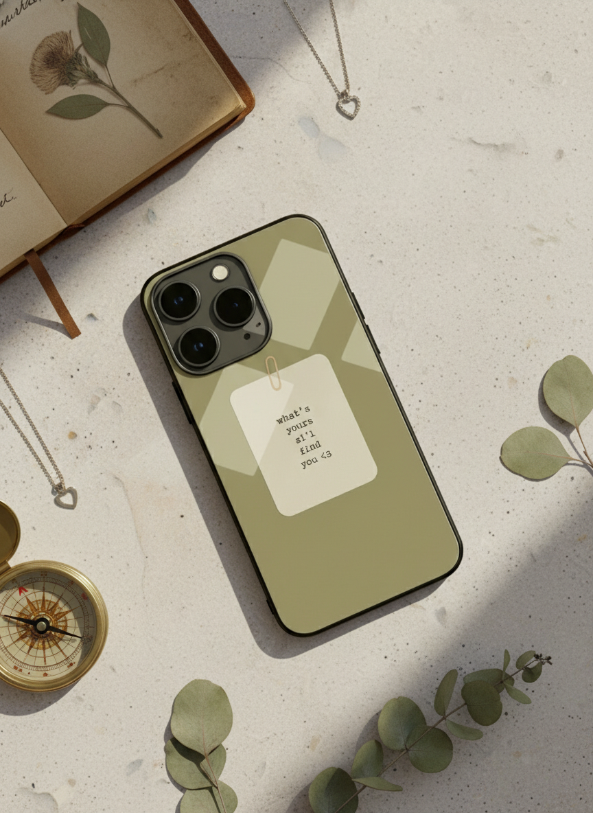 Find You Premium Glass Back Cover For iPhone 11-17 Models