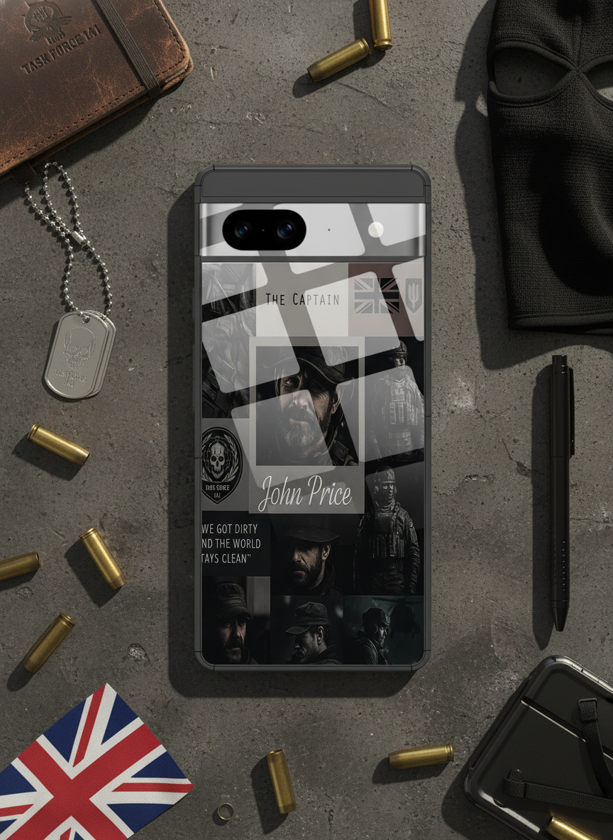 Captain's Creed Premium Glass Back Cover For Google Pixel 7,8,9,10 Series