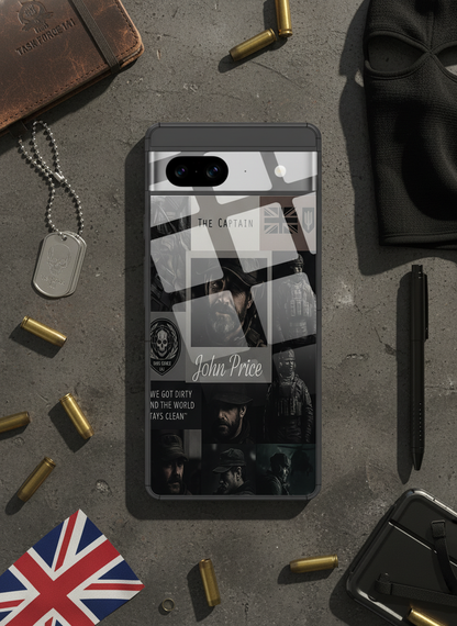 Captain's Creed Premium Glass Back Cover For Google Pixel 7,8,9,10 Series