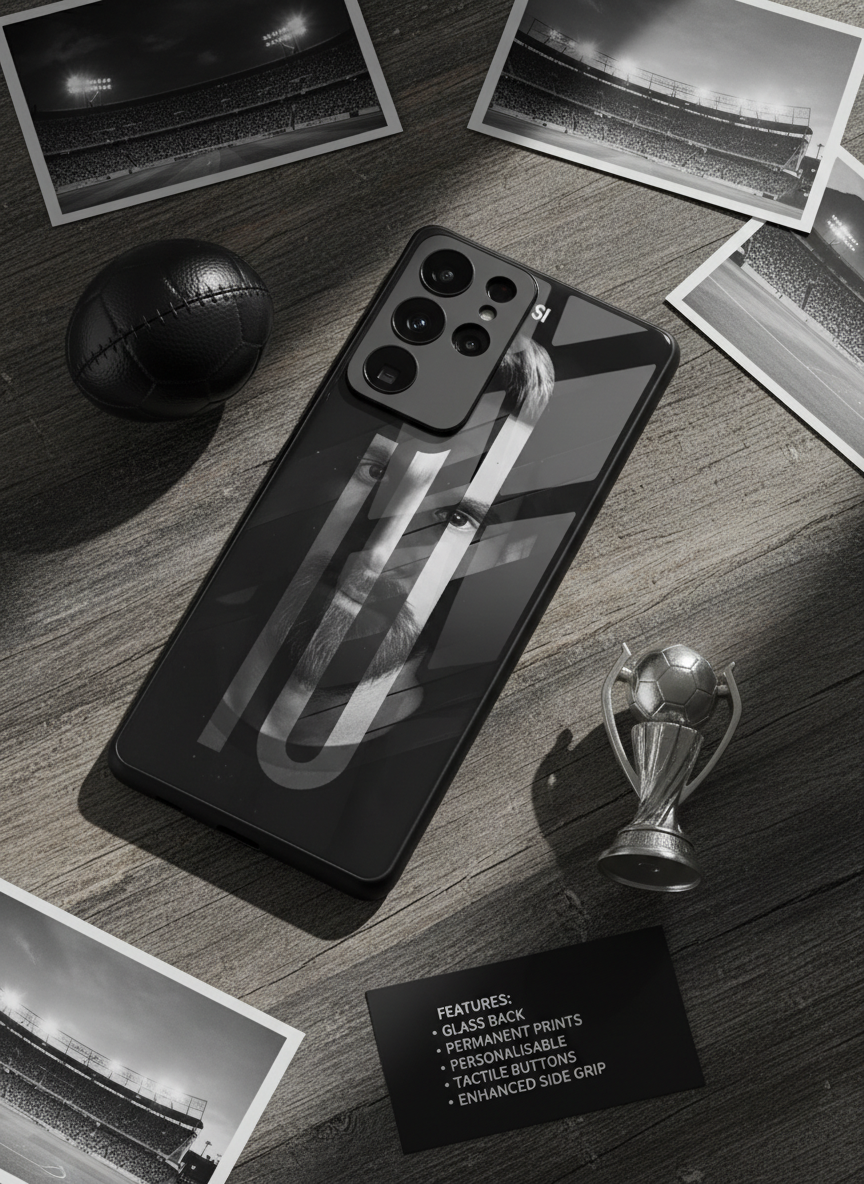 The Maestro Premium Glass Back Cover For Galaxy S, A, M & F Series