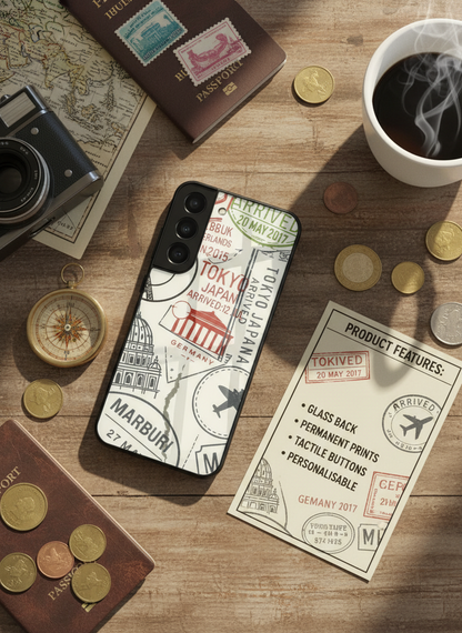 ARRIVE SOON Premium Glass Back Cover For Galaxy S, A, M & F Series