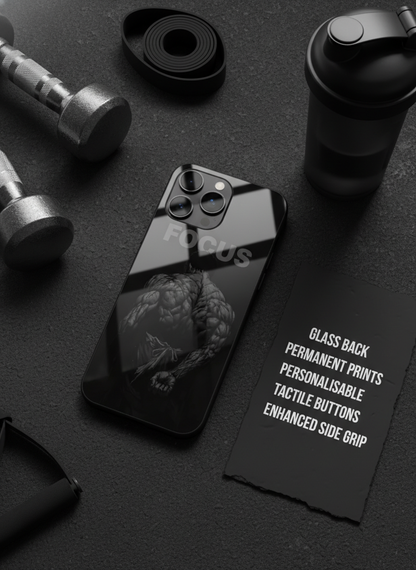 Focus Premium Glass Back Cover For iPhone 11-17 Models