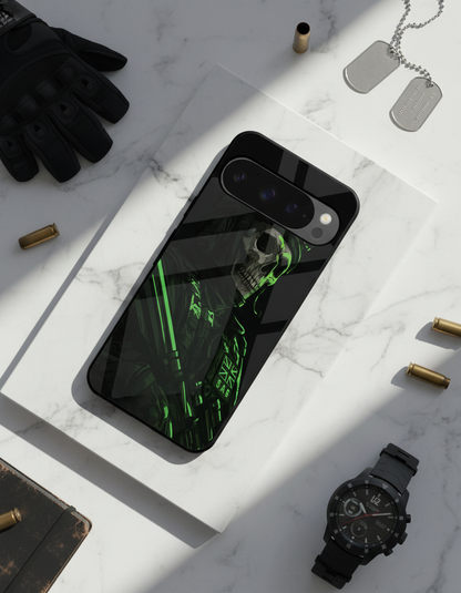 COD Zombie Premium Glass Back Cover For Google Pixel 7,8,9,10 Series