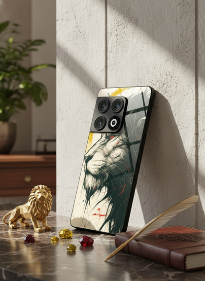 Roar Within Premium Glass Back Cover For One Plus 13, 12, 11, 10, Nord Series