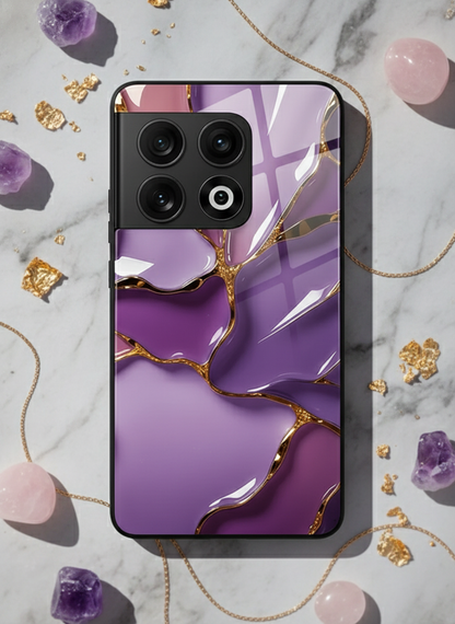 Amethyst Premium Glass Back Cover For One Plus 13, 12, 11, 10, Nord Series