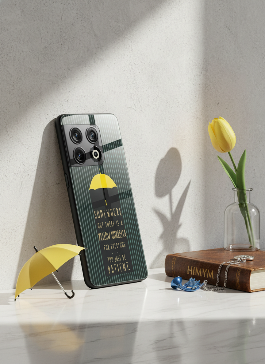 HIMYM Umbrella Of Hope Premium Glass Back Cover For One Plus 13, 12, 11, 10, Nord Series
