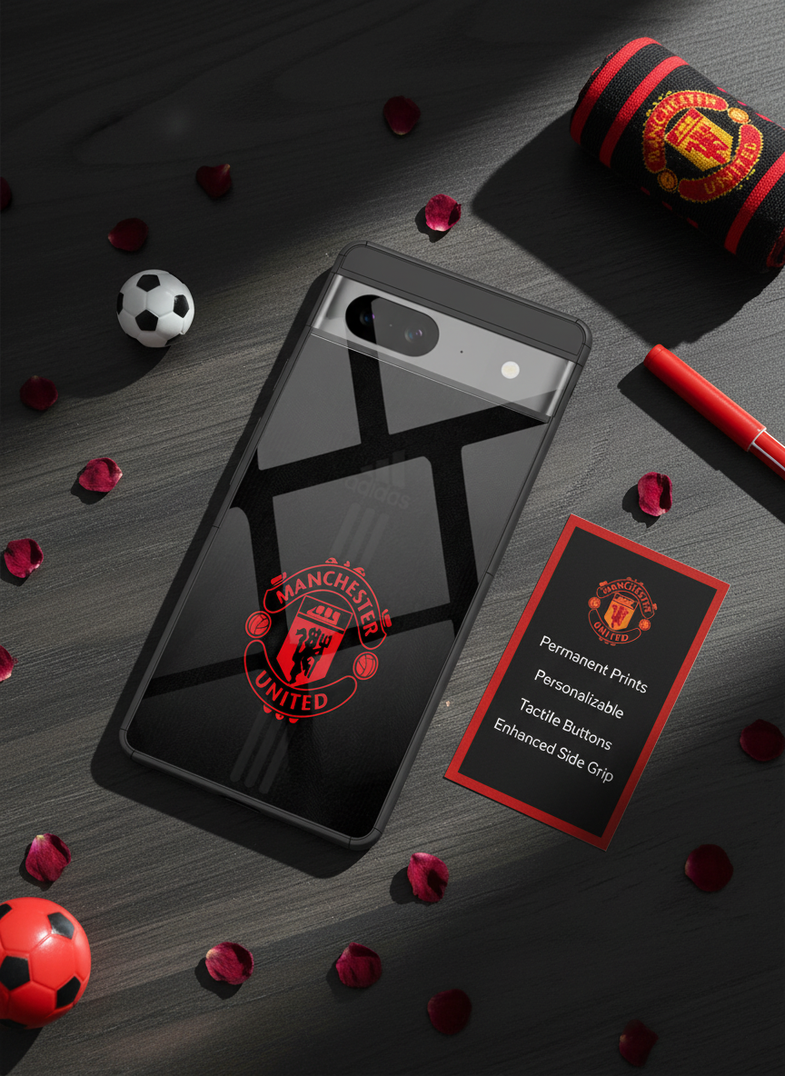 Dark Mode FC Premium Glass Back Cover For Google Pixel 7,8,9,10 Series