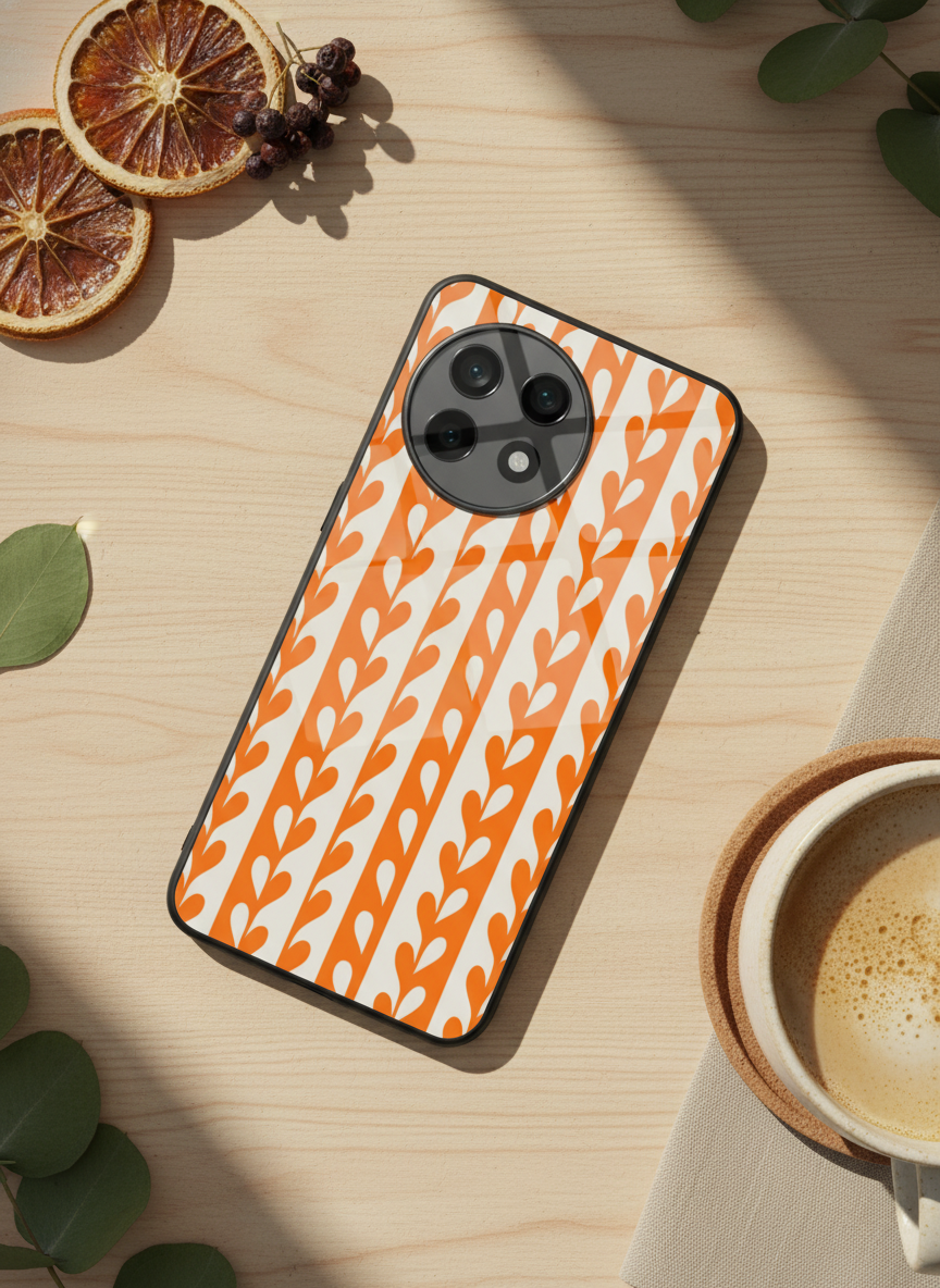 Heartvine Premium Glass Back Cover For One Plus 13, 12, 11, 10, Nord Series