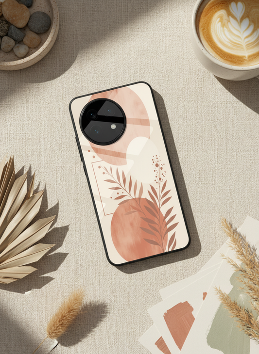 Blush Harmon Premium Glass Back Cover For One Plus 13, 12, 11, 10, Nord Series