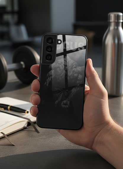 Focus Premium Glass Back Cover For Galaxy S, A, M & F Series