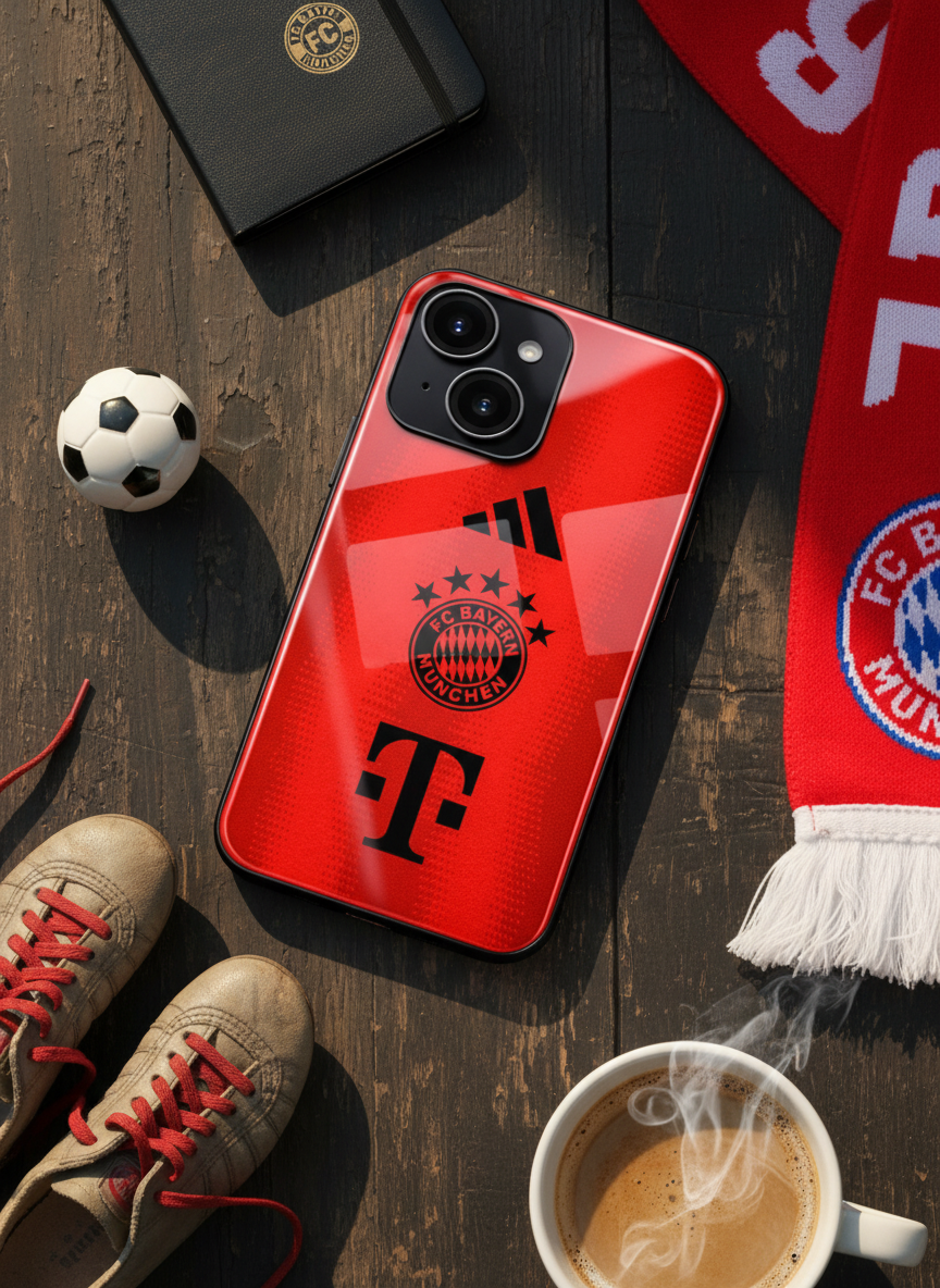 Red Armor Premium Glass Back Cover For iPhone 11-17 Models