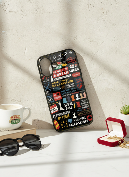 F.R.I.E.N.D.S Premium Glass Back Cover For iPhone 11-17 Models