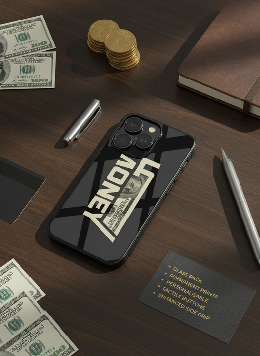 RichVibe Premium Glass Back Cover For iPhone 11-17 Models