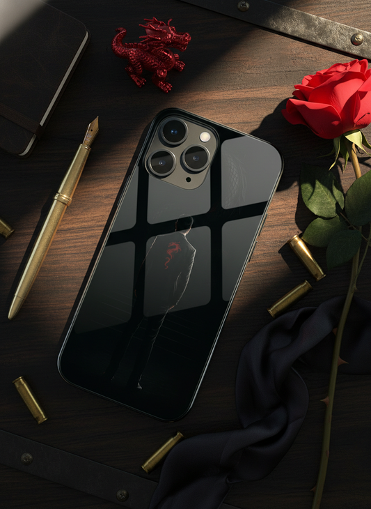 Venom Authority Premium Glass Back Cover For iPhone 11-17 Models