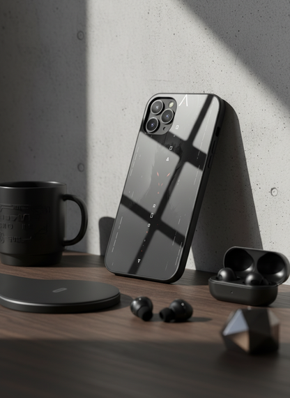 Oblivion Eyes Premium Glass Back Cover For iPhone 11-17 Models