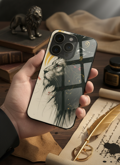 Roar Within Premium Glass Back Cover For iPhone 11-17 Models