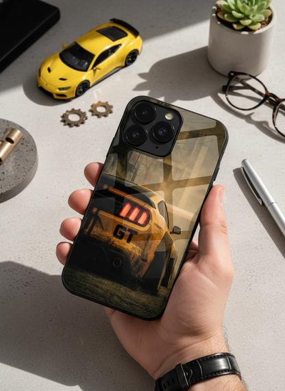 Road Kings Premium Glass Back Cover For iPhone 11-17 Models