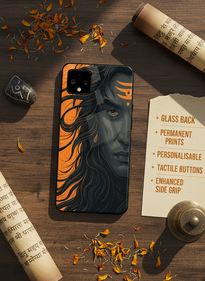 Aghora Premium Glass Back Cover For Google Pixel 7,8,9,10 Series