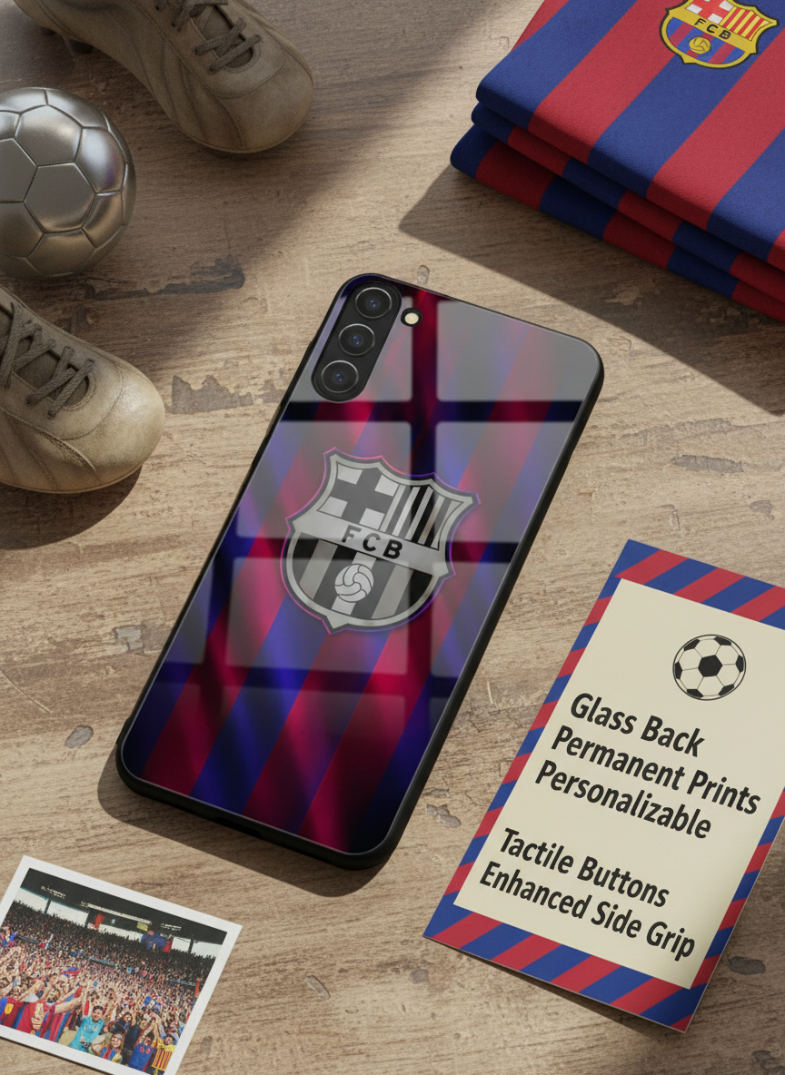 Royal Rivalry Premium Glass Back Cover For Galaxy S, A, M & F Series