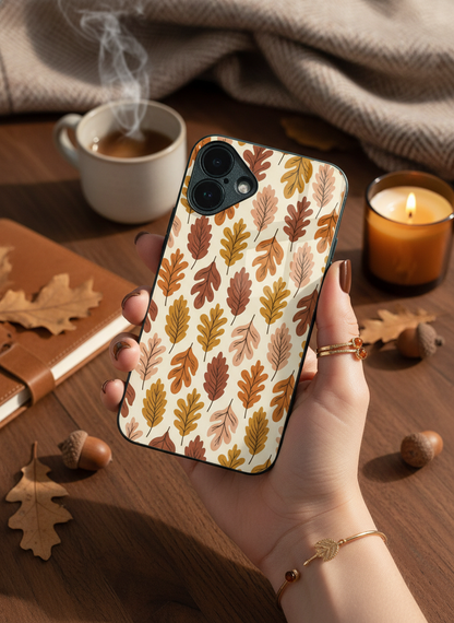 Cozy Season Premium Glass Back Cover For iPhone 11-17 Models