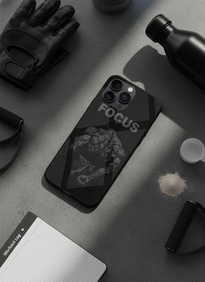 Focus Premium Glass Back Cover For iPhone 11-17 Models