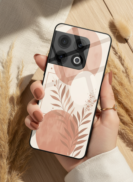 Blush Harmon Premium Glass Back Cover For One Plus 13, 12, 11, 10, Nord Series