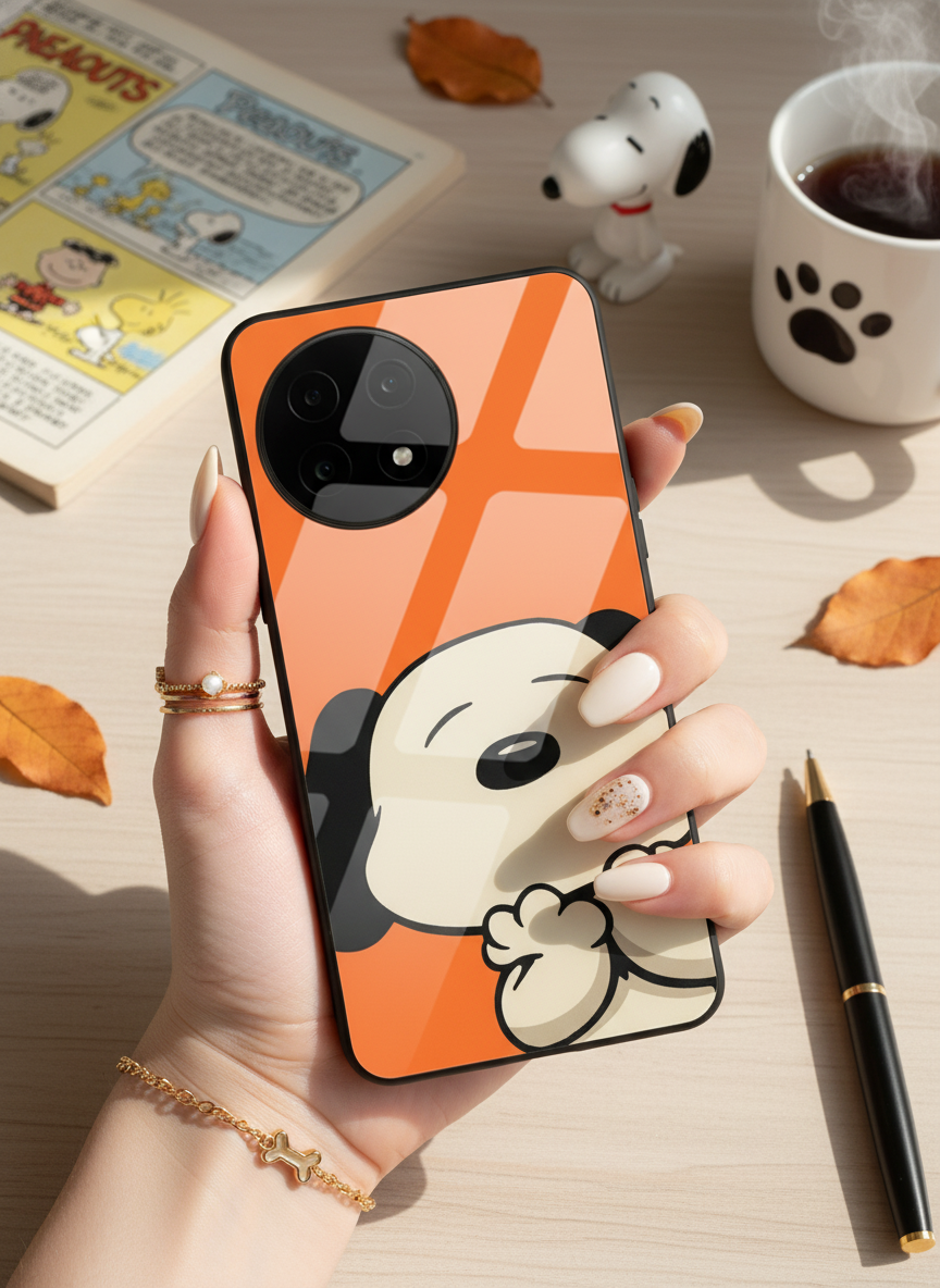 Puppy Love Glass Back Cover For One Plus 13, 12, 11, 10, Nord Series