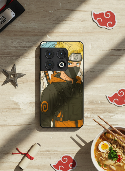 Stealthy Naruto Premium Glass Back Cover For One Plus 13, 12, 11, 10, Nord Series