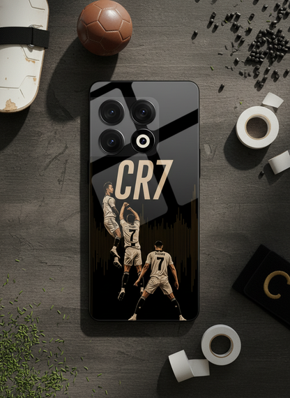 Air CR7 Premium Glass Back Cover For One Plus 13, 12, 11, 10, Nord Series