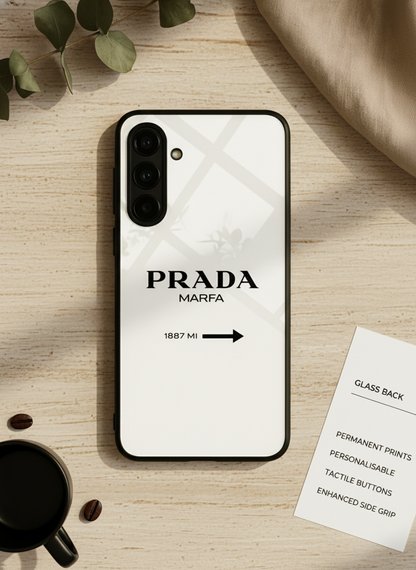 GOSSIP GIRL Luxury Lane Premium Glass Back Cover For Galaxy S, A, M & F Series